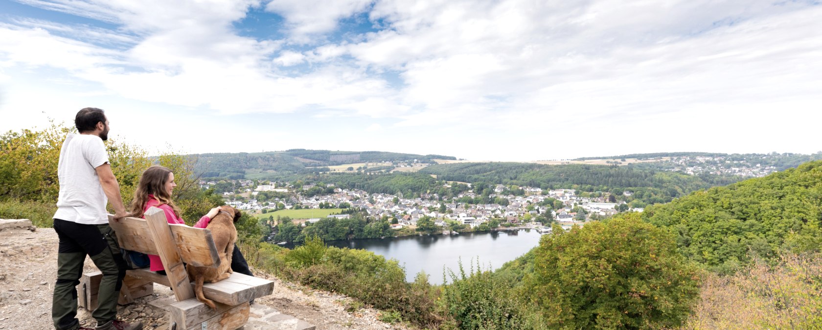 Ausblick auf Obermaubach, © Eifel-Tourismus GmbH, A. Röser shapefruit AG