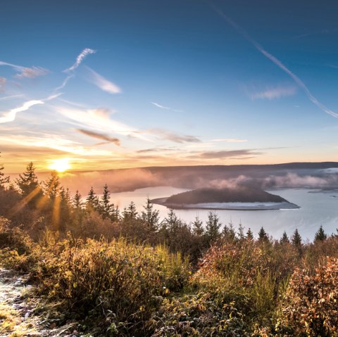 Rurseeblick bei Sonnenuntergang, © Andy Holz