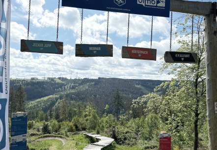 DIMB BikePark Rureifel Startbereich, © Kreis Düren