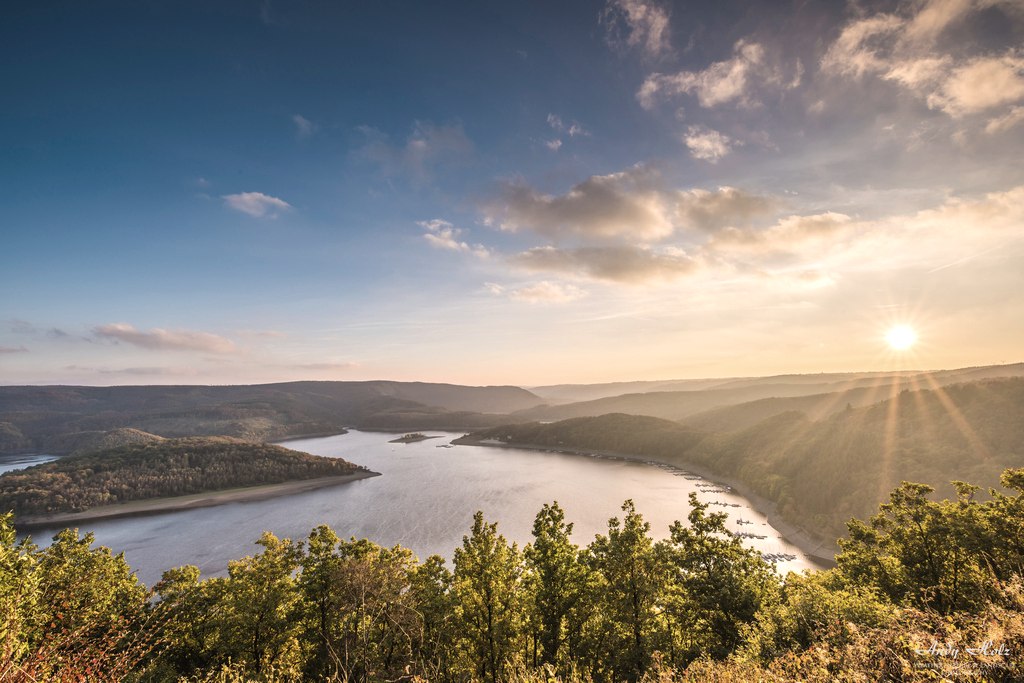 Rursee Sonnenaufgang