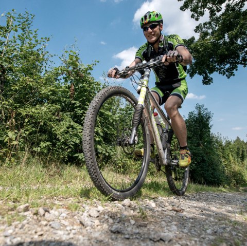 Mountainbiken auf dem MTB-Wegenetz Freifahrt Eifel