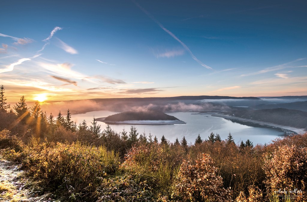 Rurseeblick bei Sonnenuntergang, © Andy Holz