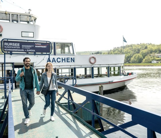 Rursee-Schifffahrt mit der Aachen, © Eifel Tourismus GmbH, Dominik Ketz