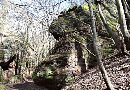 Hier findet man den Teufelstritt, © Karl-Heinz Rosenzweig, Der-eifelyeti.de, © Der-eifelyeti.de