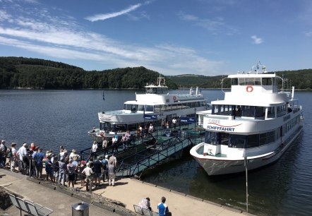 Anlegestelle Schwammenauel, © Eifel Tourismus GmbH, D. Ketz