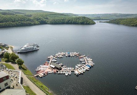 Anlegestelle Schwammenauel, © Eifel-Tourismus GmbH, Dominik Ketz