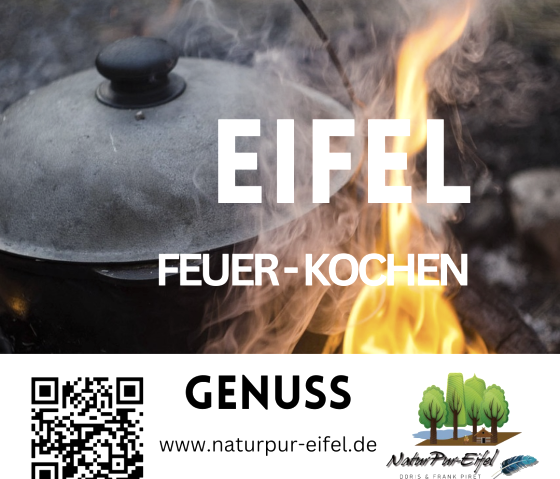 Puur natuur - vuur koken, © Natur Pur - Eifel