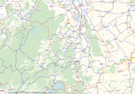 Radroutenplaner NRW, © Geobasisdaten Land NRW (2020), OpenStreetMap