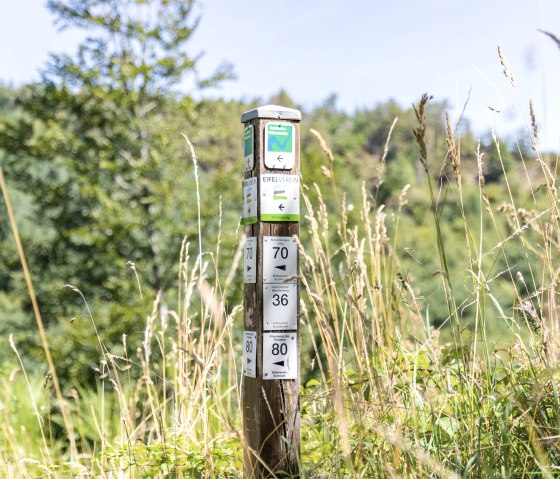 Wegmarkierung, © Eifel Tourismus GmbH, A. Röser - shapefruit AG