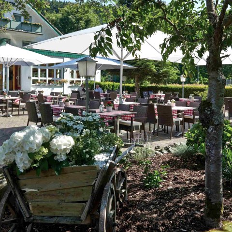 Die Terrasse, © Landhotel Kallbach