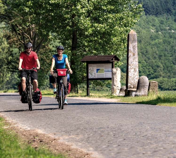 Radfahrer Via Belgica, © Unbekannt