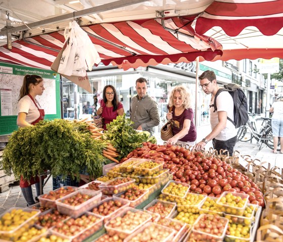 Wochenmarkt Düren, © Dennis Stratmann | Kreis Düren