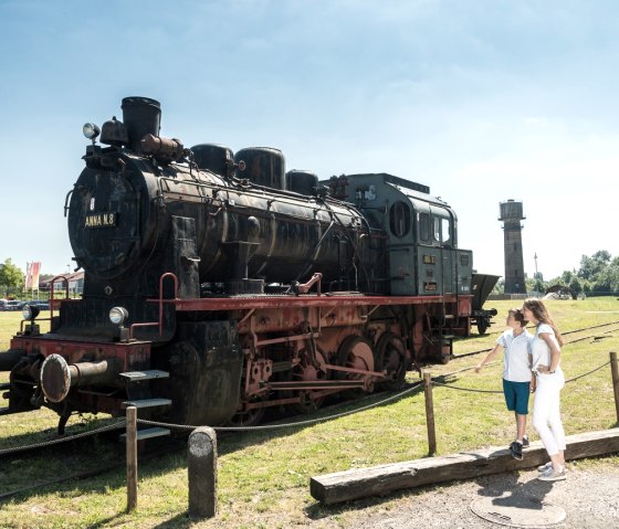 Lok im Außenbereich des Energeticons, © StädteRegion Aachen