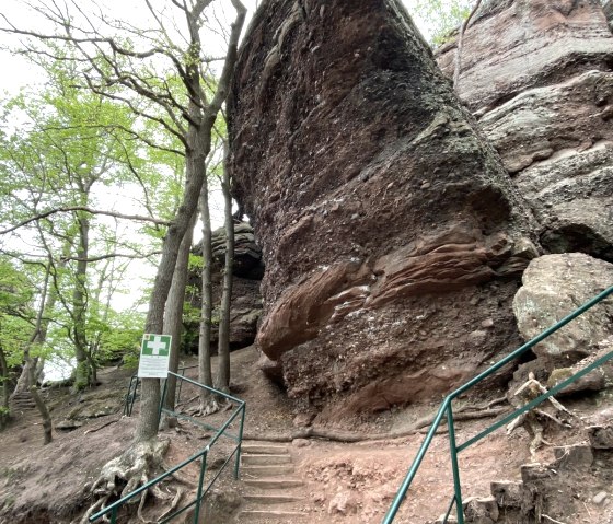 Kletterfelsen Nideggen, © Kerstin Wielspütz