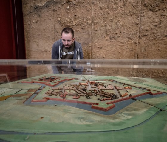 Modell der Festungsstadt Jülich, © Dennis Stratmann | Kreis Düren