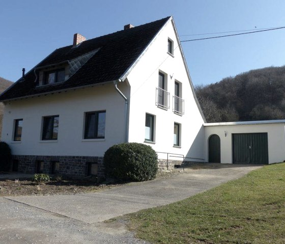 Blick auf das Ferienhaus